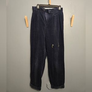 Navy Corduroy Pants